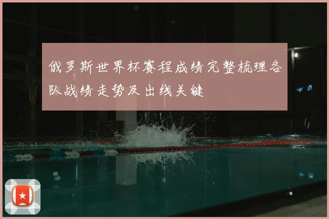 俄罗斯世界杯赛程成绩完整梳理各队战绩走势及出线关键